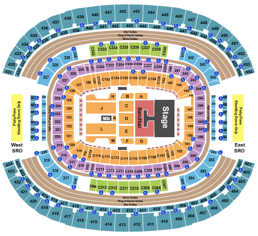 Kenny Chesney Concert Dallas Seating Chart